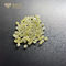फैंसी हाथापाई हीरे के लिए 3 मिमी 4 मिमी पीला एचपीएचटी लैब विकसित रंगीन हीरे Diamond