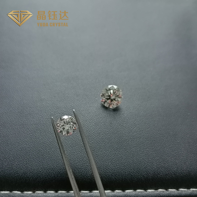 सफेद डी ई एफ रंग एचपीएचटी प्रयोगशाला हीरे 1.5ct 2.0ct एचपीएचटी ढीला हीरा