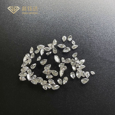 डीईएफ बनाम एसआई एचपीएचटी फैंसी कट लैब हीरे 0.4ct 0.2ct लैब उगाया गया बेर हीरा