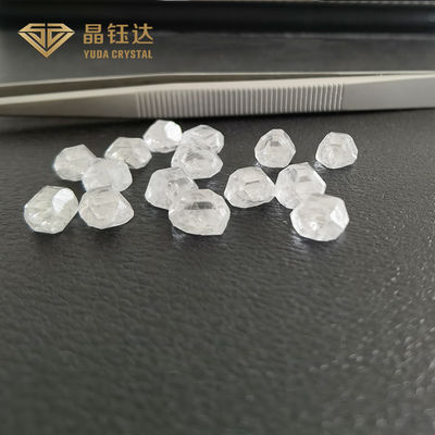 8 मिमी 10 मिमी डीईएफ रंग कच्चा एचपीएचटी कच्चा हीरा 7.0ct से 12.0ct
