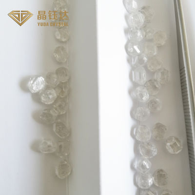 6.0ct 7.0ct एचपीएचटी कच्चे हीरे कटा हुआ अनपॉलिश्ड हीरा फैंसी अंडाकार हीरे के लिए