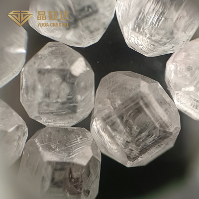 गोल एचपीएचटी कच्चे हीरे 8.0ct प्रयोगशाला में उगाए गए हीरे सफेद रंग VVS VS