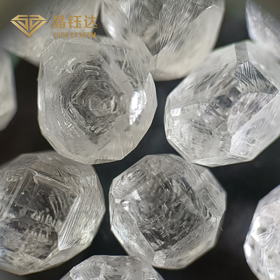 गोल एचपीएचटी कच्चे हीरे 8.0ct प्रयोगशाला में उगाए गए हीरे सफेद रंग VVS VS