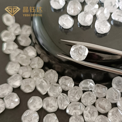 स्क्वायर राउंड 10ct जीएच रंग बनाम स्पष्टता एचपीएचटी कच्चे हीरे आभूषण के लिए