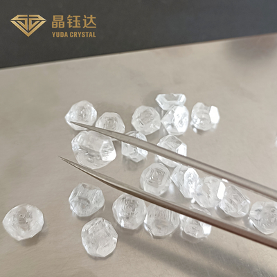 9 मिमी 11 मिमी डीईएफ रंग एचपीएचटी कच्चा अनकट हीरा 8.0ct से 8.99ct