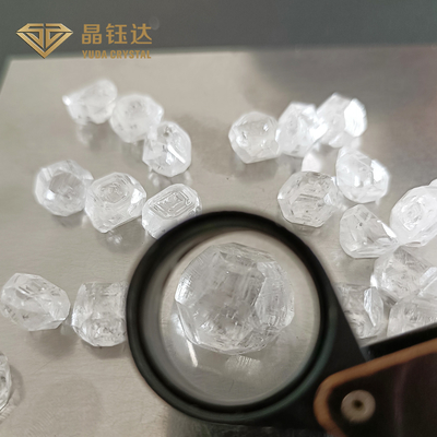9 मिमी 11 मिमी डीईएफ रंग एचपीएचटी कच्चा अनकट हीरा 8.0ct से 8.99ct