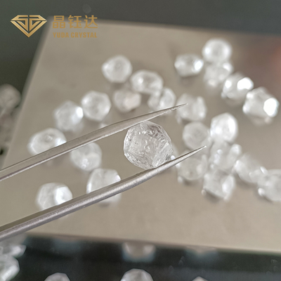 9 मिमी 11 मिमी डीईएफ रंग एचपीएचटी कच्चा अनकट हीरा 8.0ct से 8.99ct