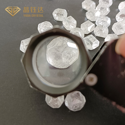 ईएफजी रंग 10 मिमी 12 मिमी एचपीएचटी हीरा प्रयोगशाला में उगाया गया 8ct 12ct डीईएफ के लिए ढीला हीरा