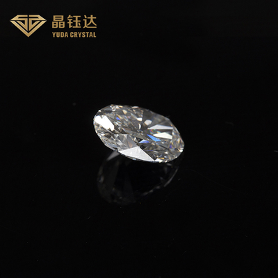 1.0 से 2.0ct HPHT Gia डायमंड लैब बढ़ी हुई सफेद अंडाकार आकृति ढीली फैंसी कट