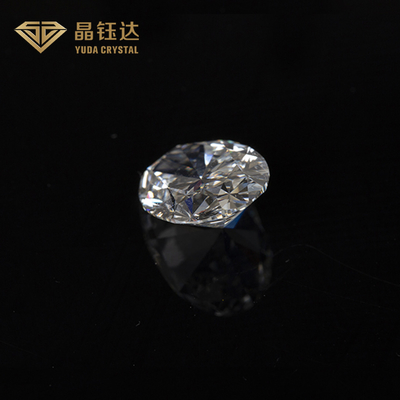 1.0 से 2.0ct HPHT Gia डायमंड लैब बढ़ी हुई सफेद अंडाकार आकृति ढीली फैंसी कट