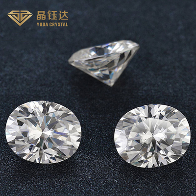 अंडाकार चमकदार कट 3.0ct एचपीएचटी आईजीआई प्रमाणित प्रयोगशाला में उगाए गए हीरे